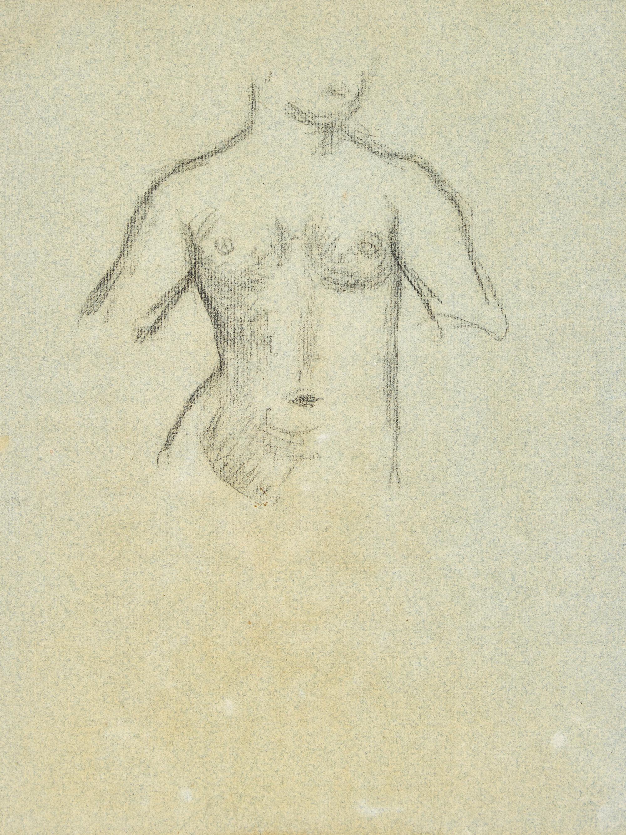 Torse de Femme; t ogether with Nu Assis (A Double-Sided Work), circa 1900