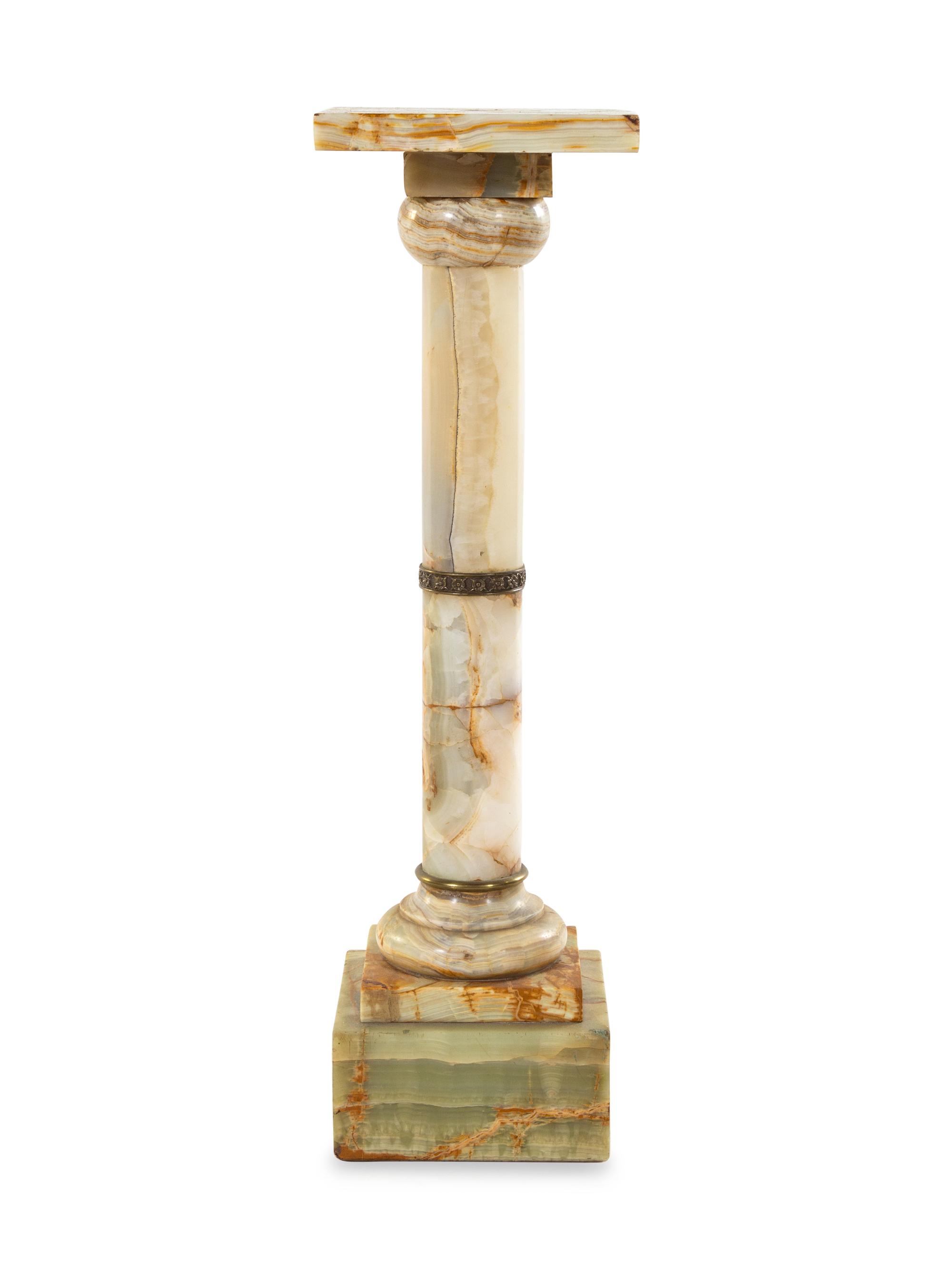 A Continental Onyx Pedestal