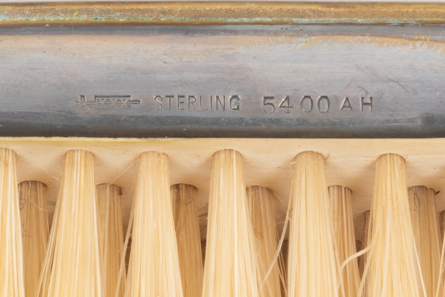 An American Silver Ten-Piece Dresser Set
