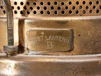 A Brass 'Post Lantern B' Signal Light