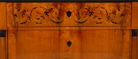 An Austrian Biedermeier Cherry and Ebonized Inlaid Commode — 19th Century
