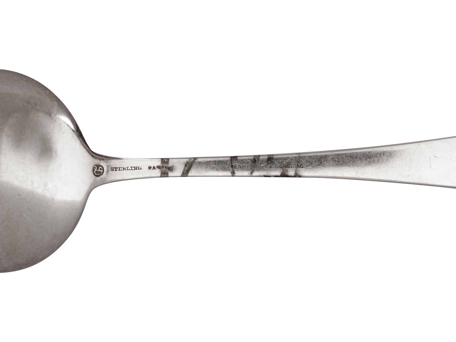 A Collection of Primarily American Silver Serving and Flatware Articles