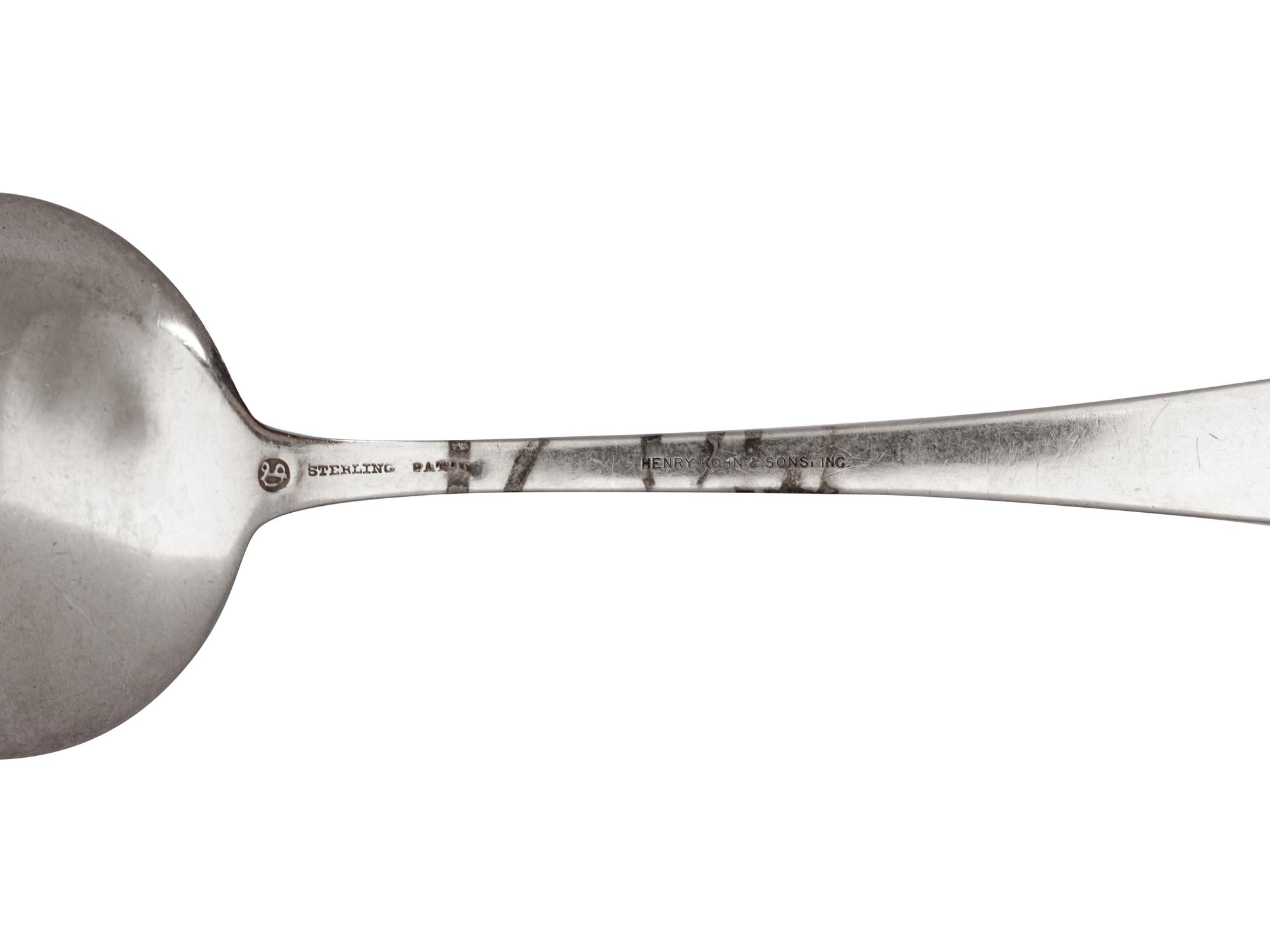 A Collection of Primarily American Silver Serving and Flatware Articles