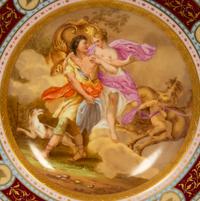 A Set of Four Royal Vienna Porcelain Cabinet Plates — 19TH CENTURY