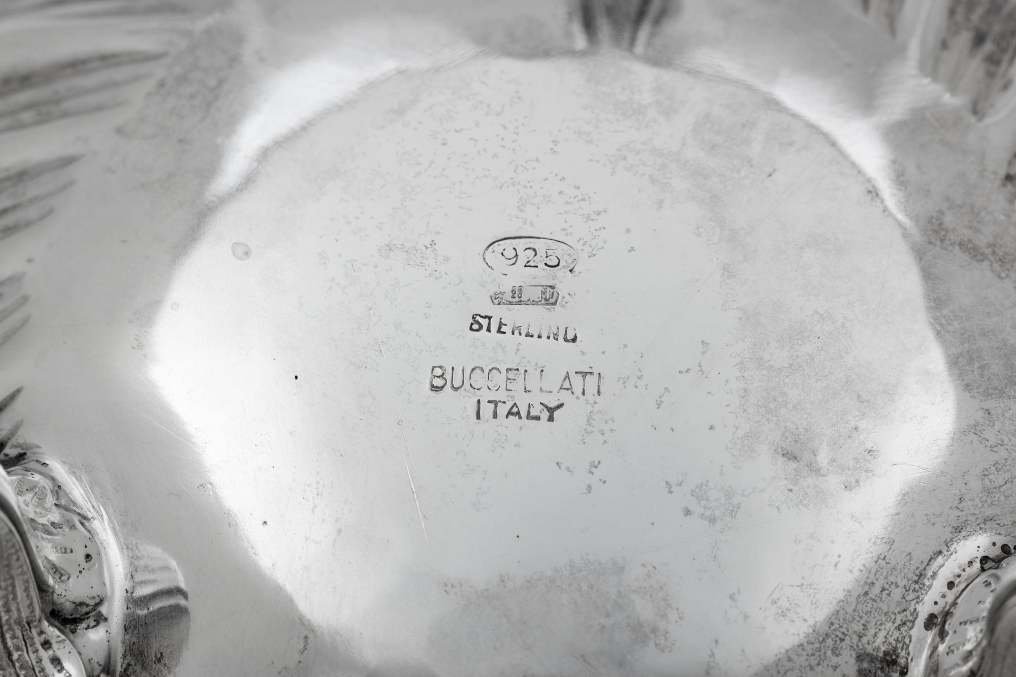 A Buccellati Silver Four-Piece Tea Service
