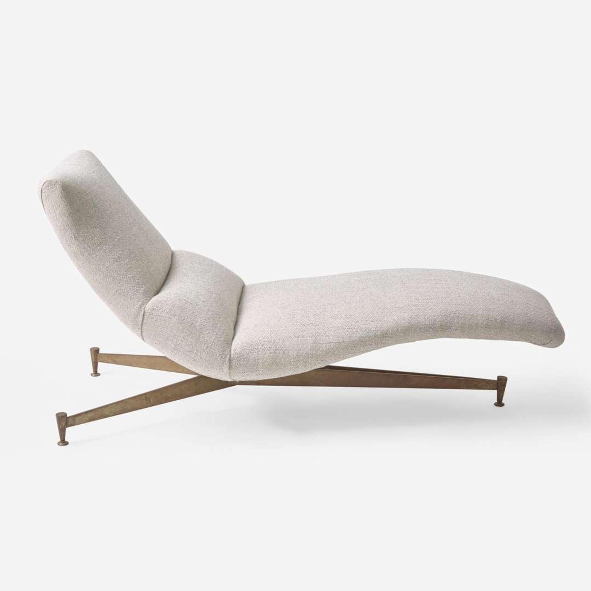 Vladimir Kagan (American, 1927-2016) Upholstered Chaise, Model 5800, Kagan-Dreyfuss, Inc., USA, circa 1958