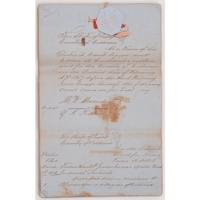 [AUTOGRAPHS & MANUSCRIPTS]. Manuscript transcript of 1850s Court Appeal made by Texan who fled New Orleans during a Yellow Fever outbreak.