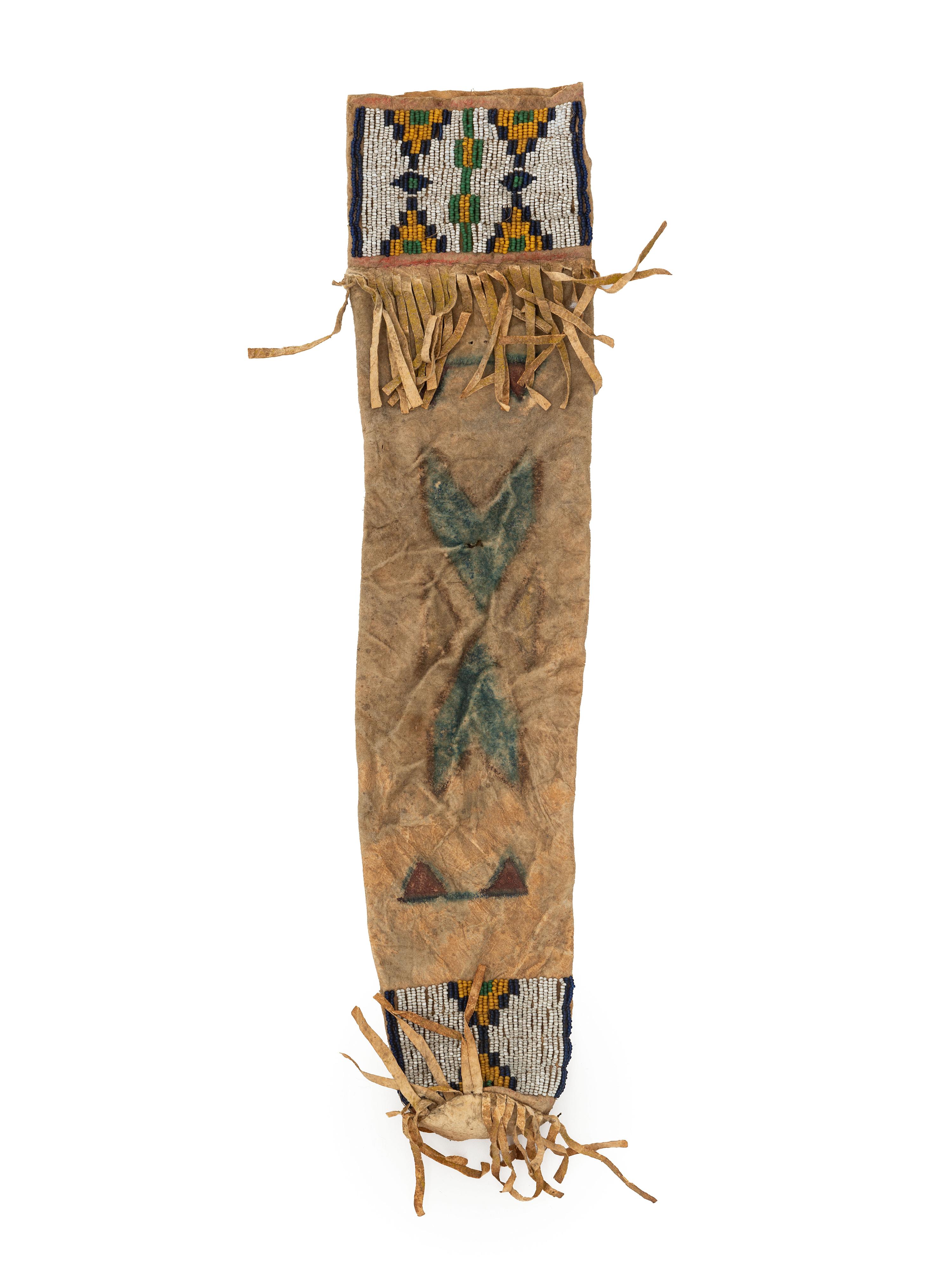 Central Plains Beaded Hide Child's Quiver
