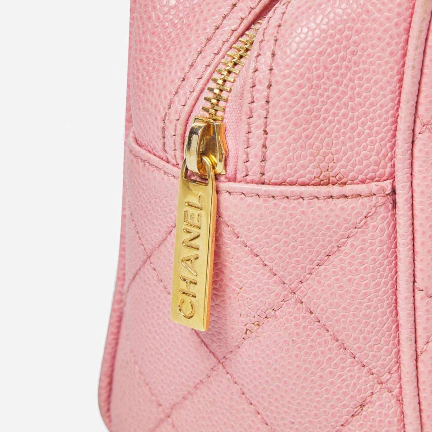 A Pink Chanel Mini Bowling Bag Chanel