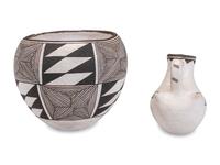 Black-on-White Pottery