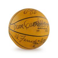 A 1958-59 St. Louis Hawks Team Signed Autograph Basketball (Beckett Authentication Services)