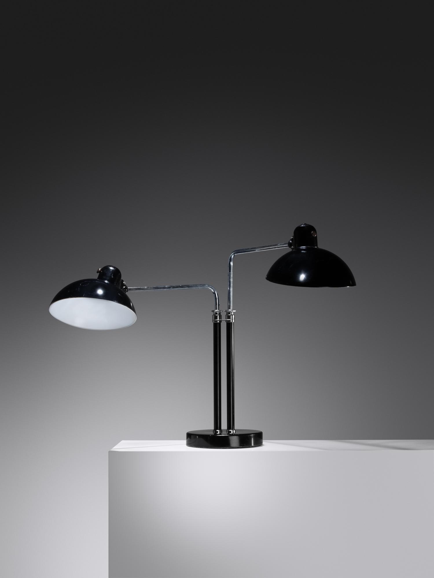 Double Dell Table Lamp, c. 1933 Kaiser Idell, Germany
