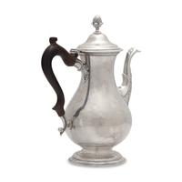A Sterling Silver Coffeepot in the George III Taste