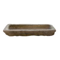 A Limestone Trough 68" W x 17" D x 12" H — Czech Republic, Circa 1800