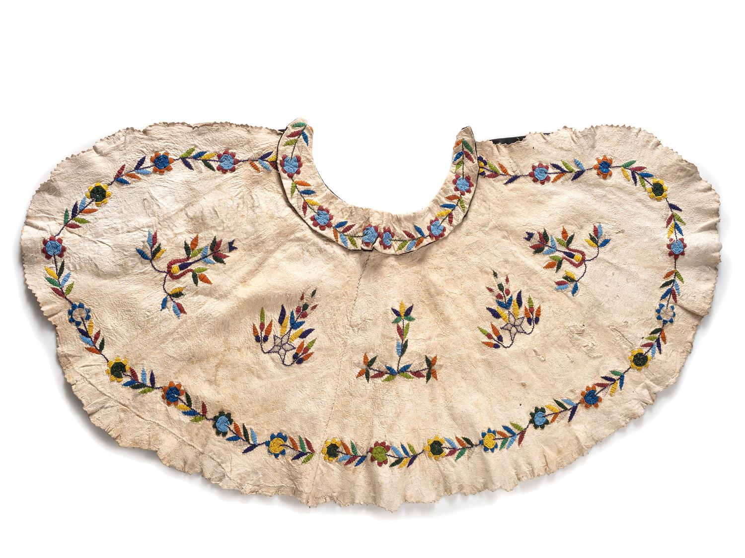 Cree Beaded Hide Child's Cape