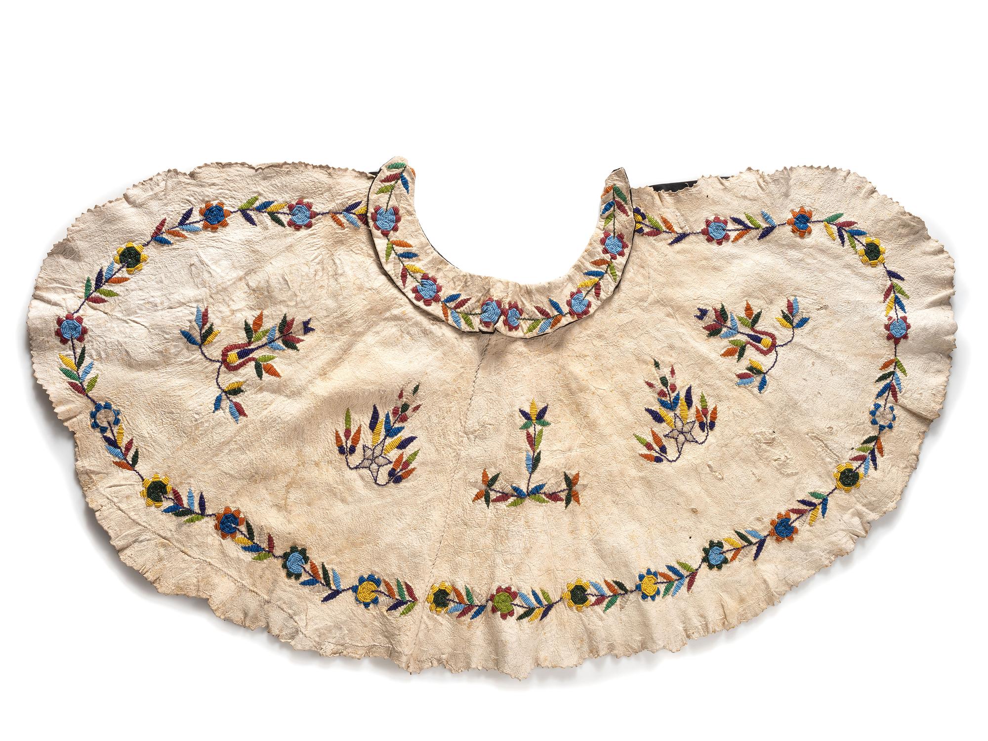 Cree Beaded Hide Child's Cape