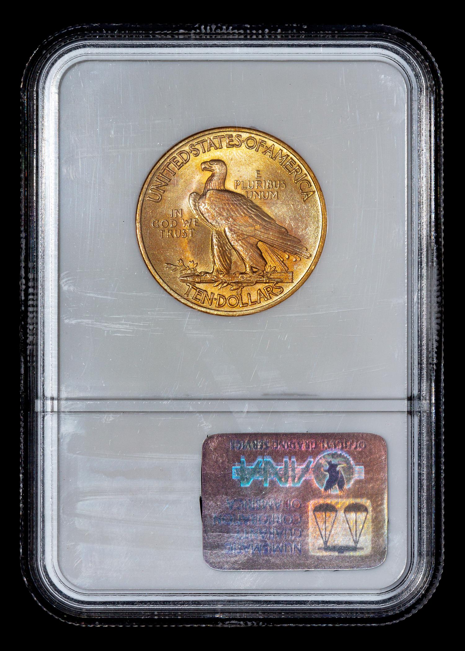 A 1932 Indian Head Gold $10 Coin (NGC MS65)