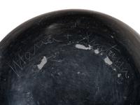 Blackware Pottery Bowl, with Avanyu 1943-1956