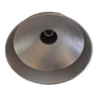 A Set of Six Industrial Aluminum Lighting Fixtures 17.5" W x 17.5" D x 14" H — France, Circa 1960