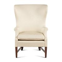 A Georgian Style Mahogany Wingback Chair