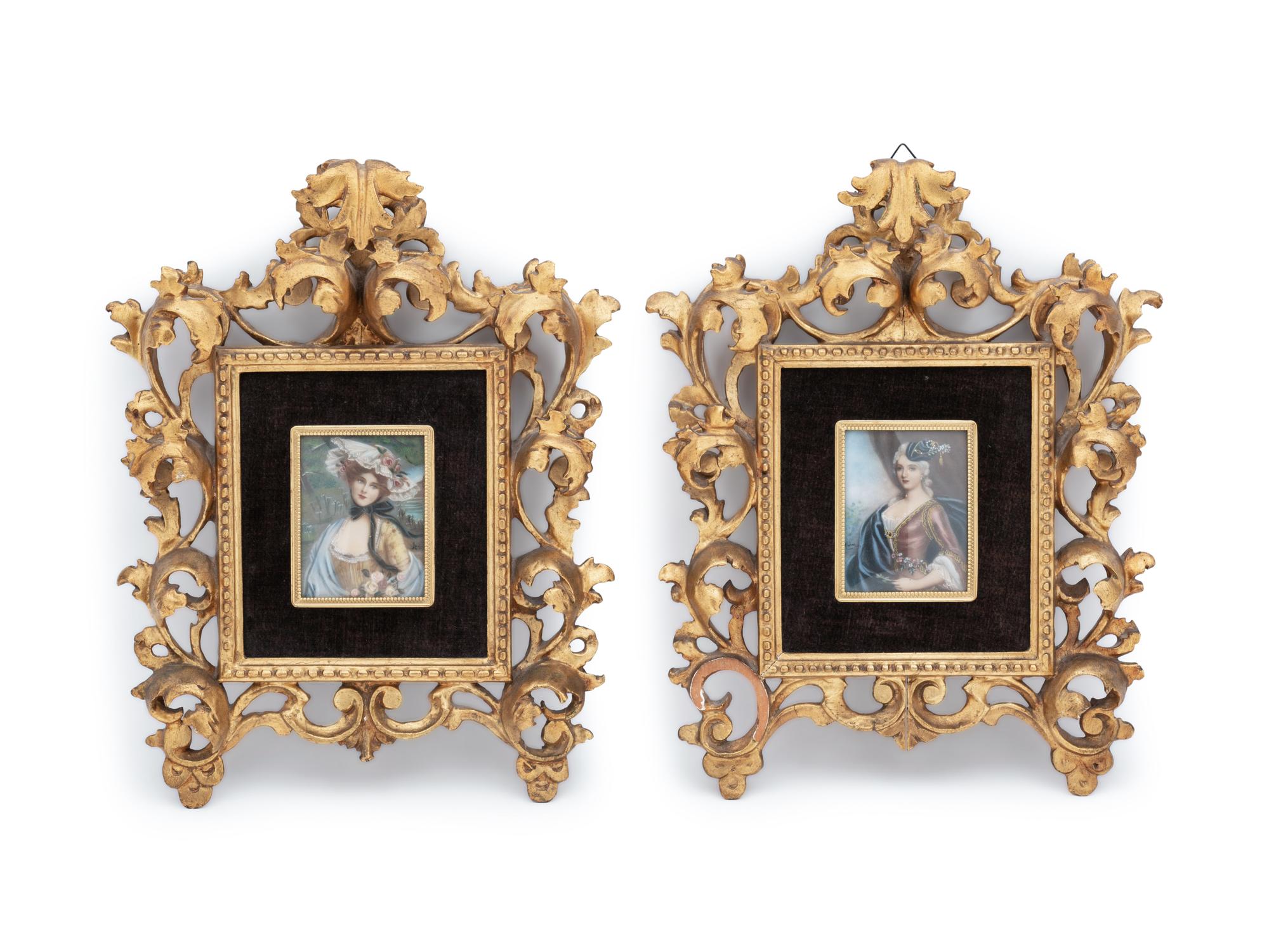 A Pair of Portrait Miniatures