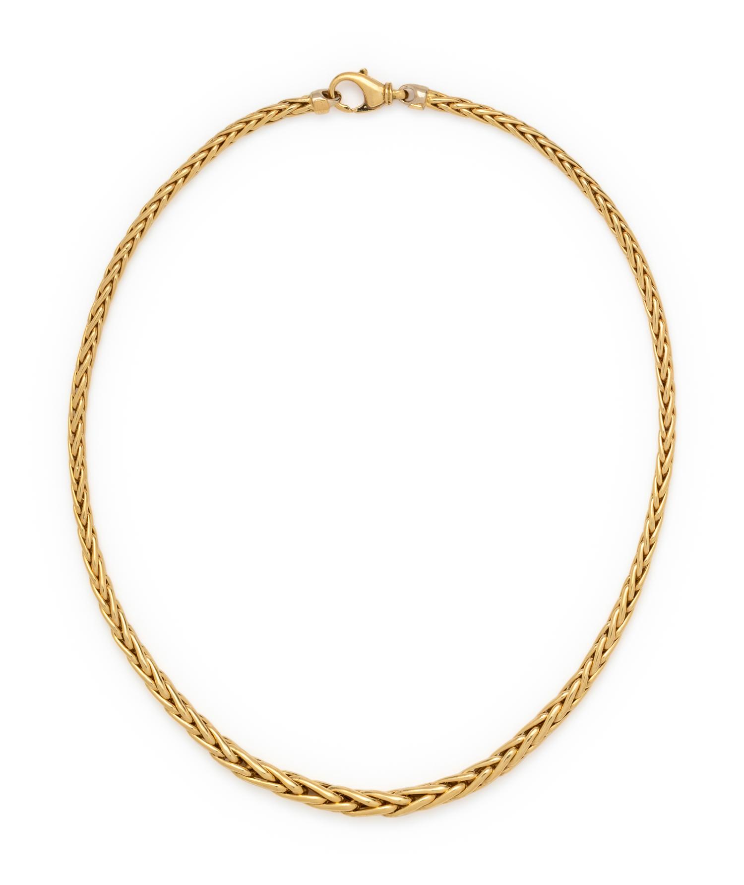 FRED, YELLOW GOLD NECKLACE