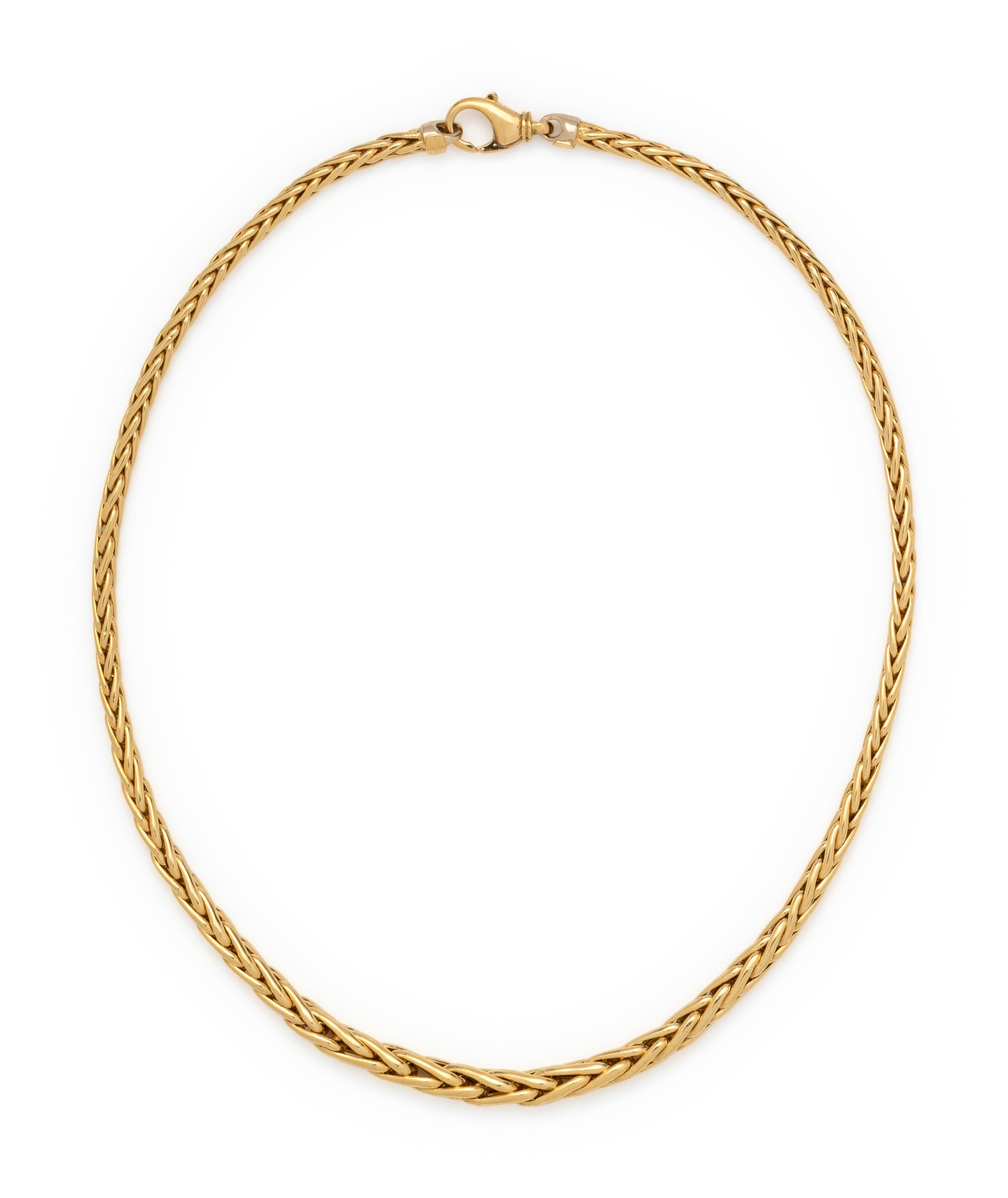 FRED, YELLOW GOLD NECKLACE