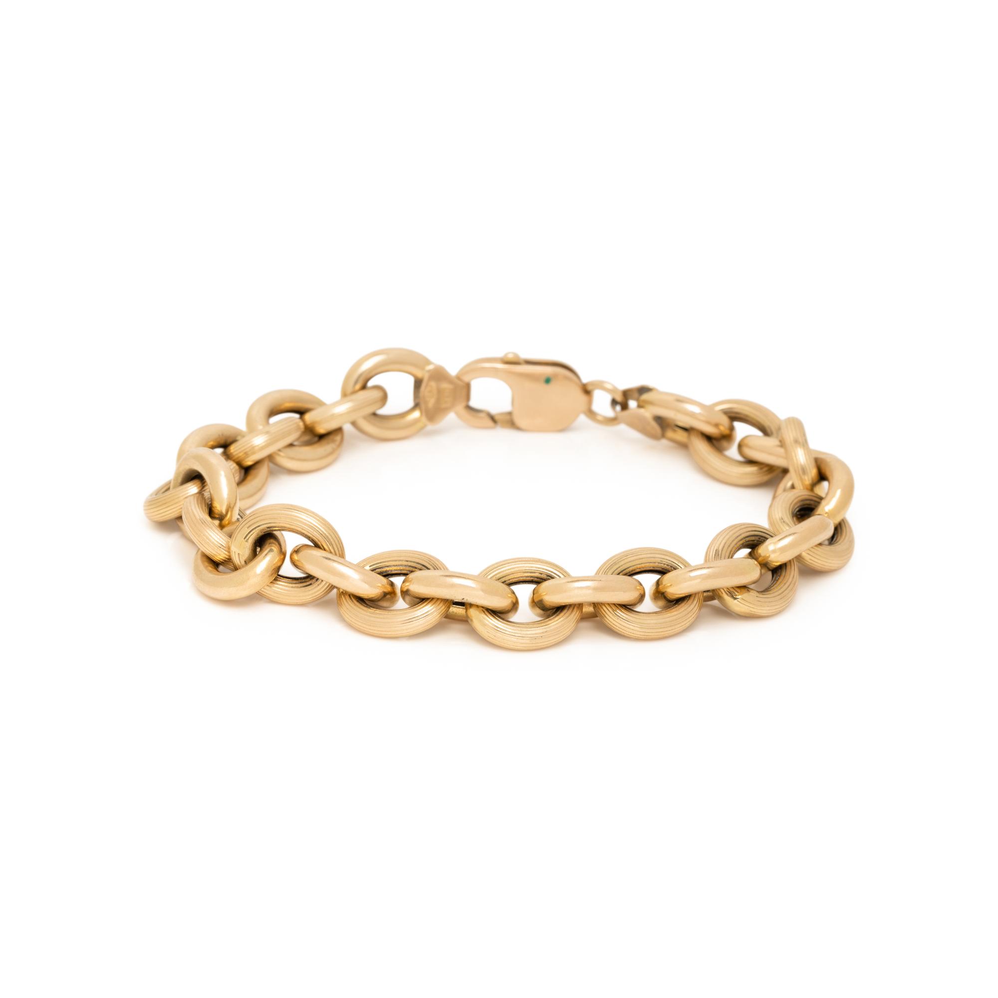 YELLOW GOLD BRACELET