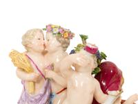 Three Meissen Porcelain Figural Groups