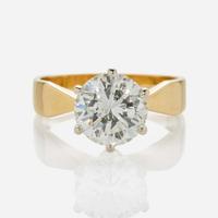 A Ladies Solitaire Diamond Ring GIA Certifed