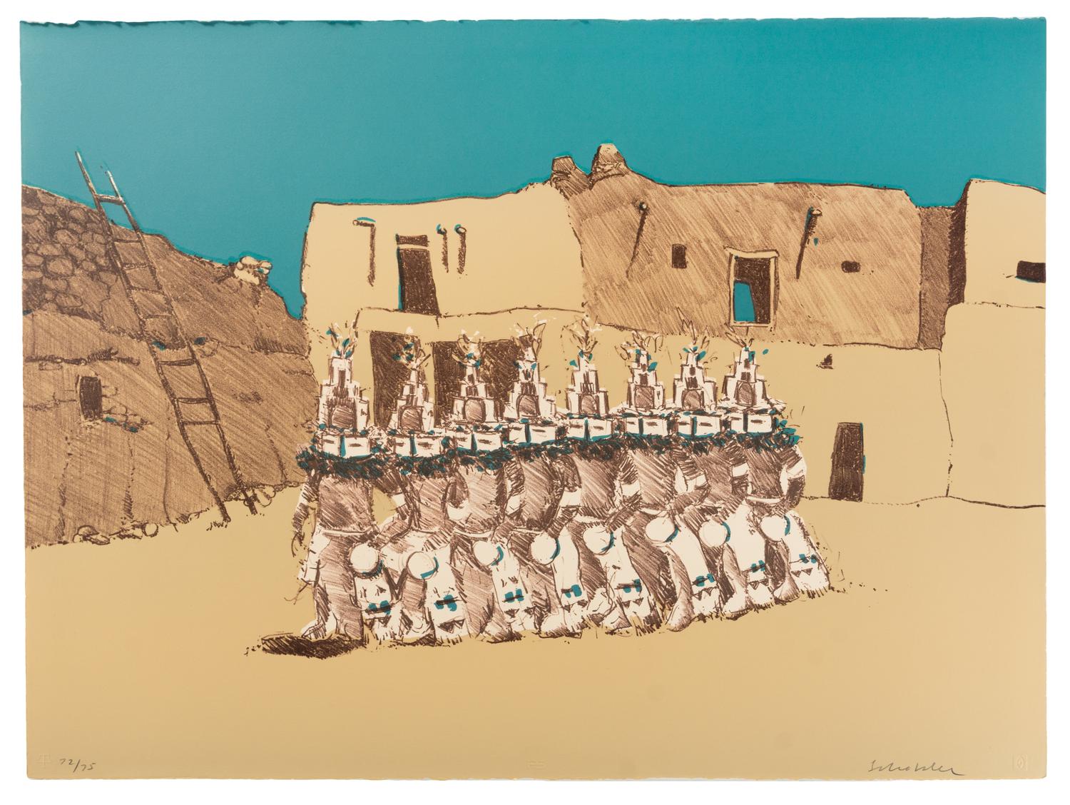 Indians Forever ( complete set of 8 with text pages and portfolio case), edition 72/75, 1970-71