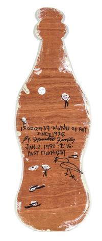 The Reverend Howard Finster, (American, 1916-2001), Mr. Coke, 1991