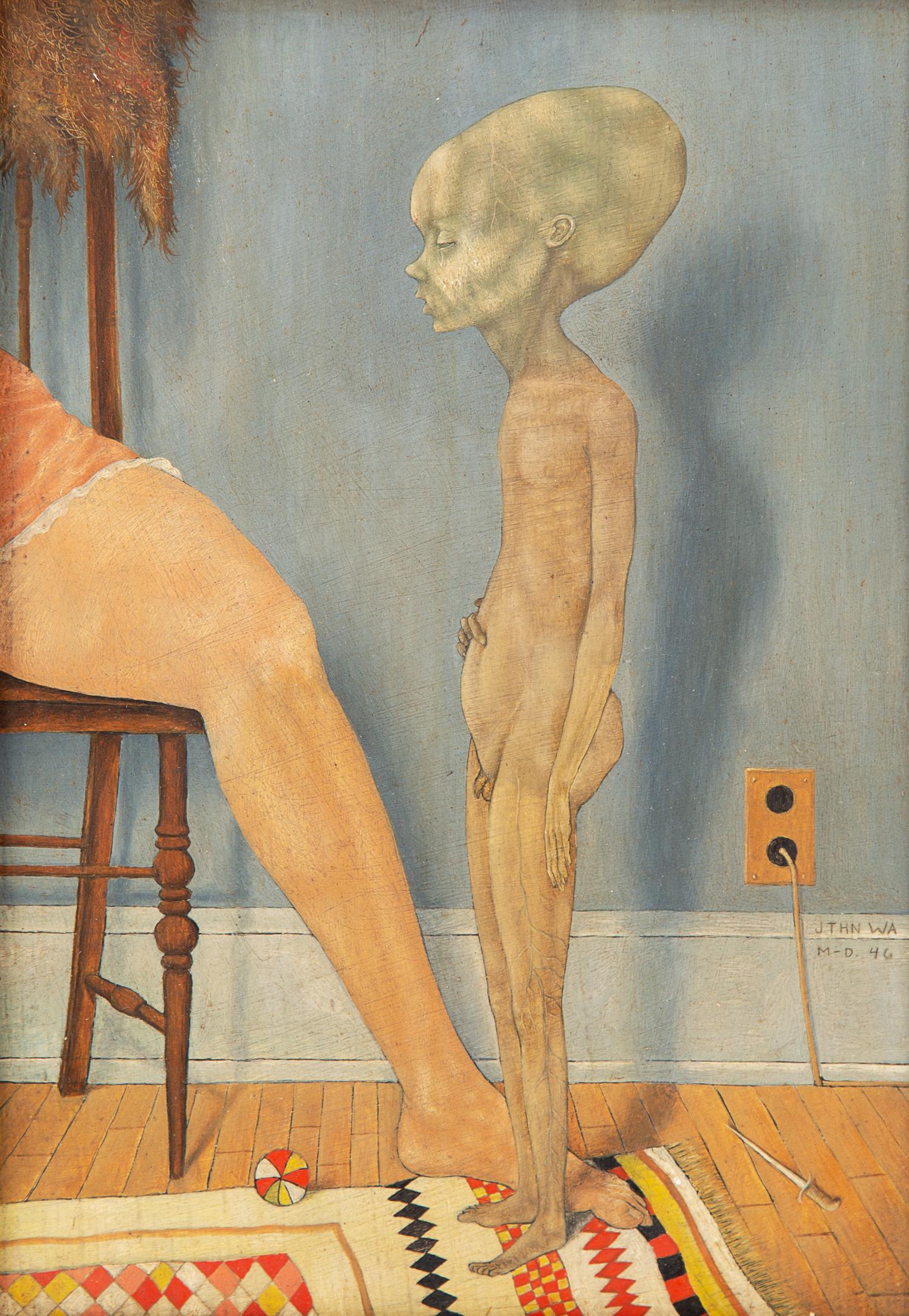 John Wilde, (American, 1919-2006), Mother and Sick Child, 1946