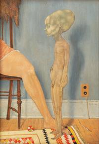 John Wilde, (American, 1919-2006), Mother and Sick Child, 1946