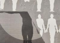 A Wedgwood "Man Diagram V" Bone China Plaque, UK, 1976-7