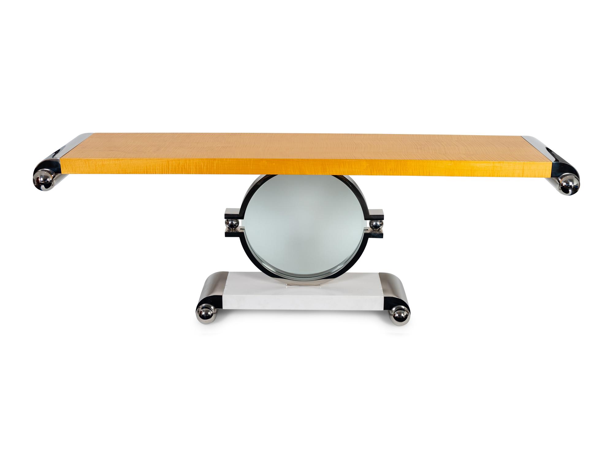 Bearing Console Table, Brueton, USA