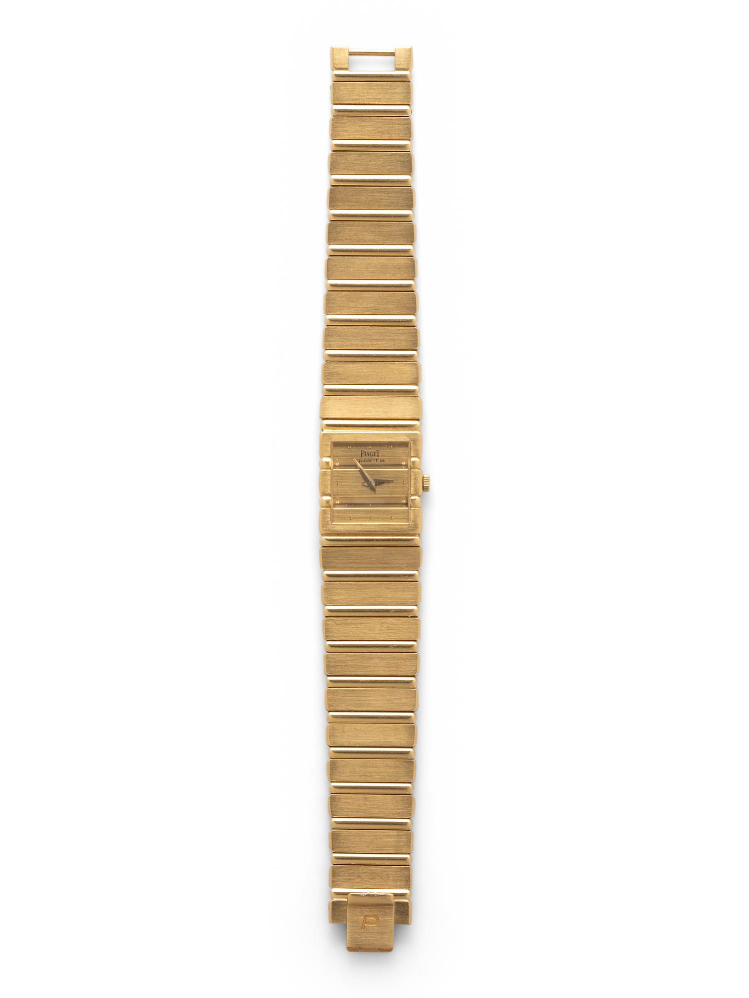 PIAGET, REF. 8131C 18K YELLOW GOLD ‘POLO’ WRISTWATCH
