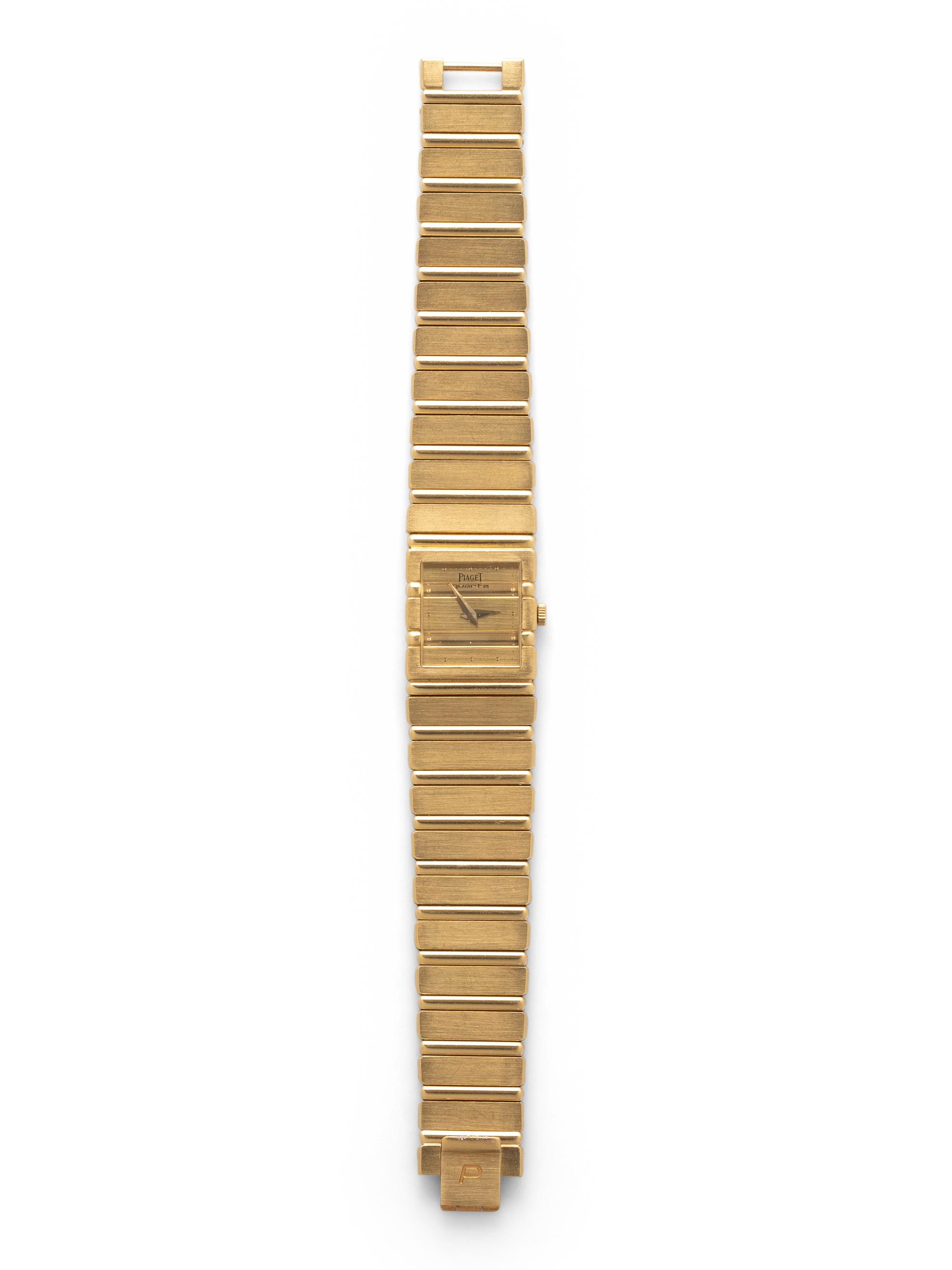 PIAGET, REF. 8131C 18K YELLOW GOLD ‘POLO’ WRISTWATCH