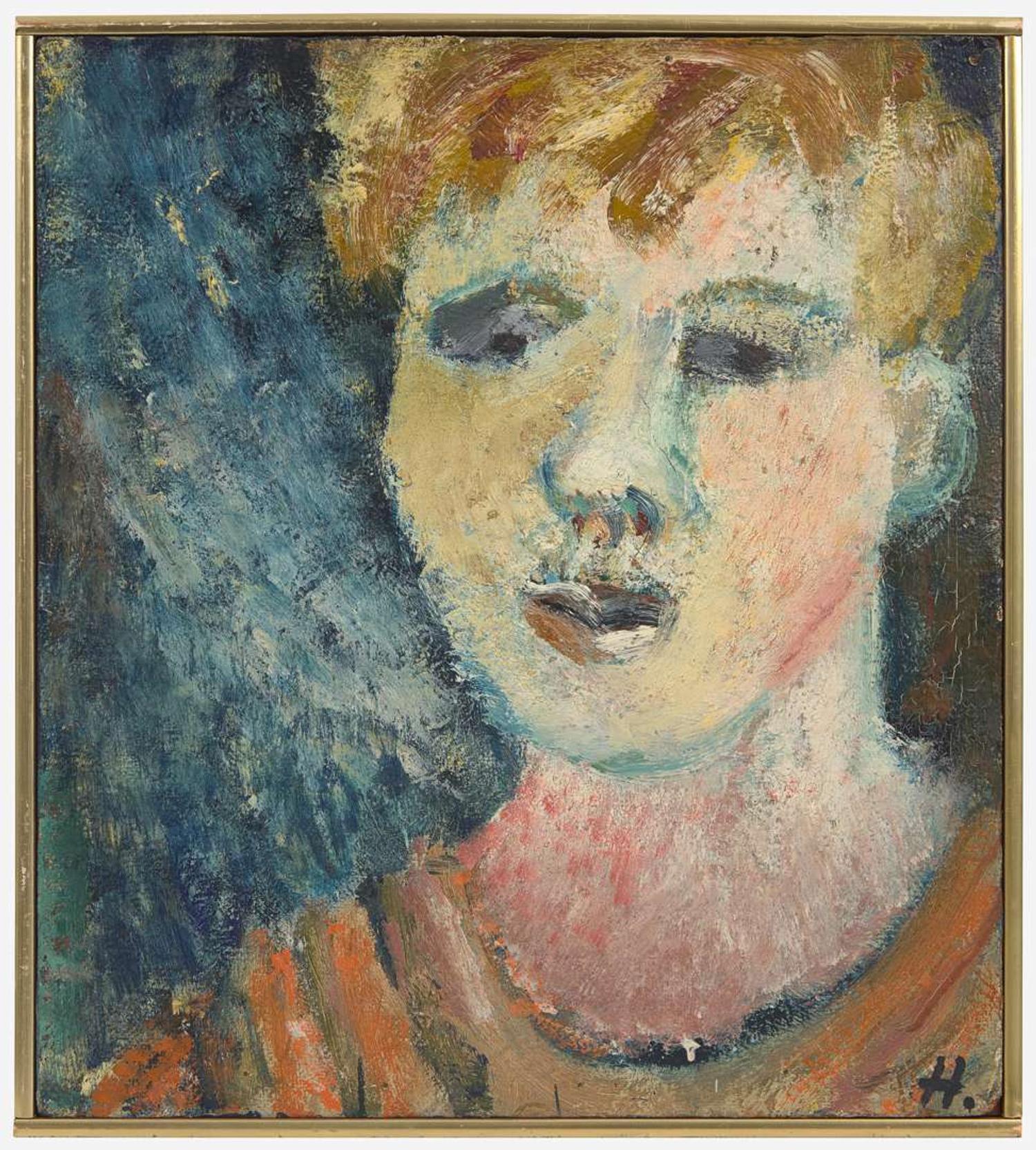 Grace Hartigan (American, 1922-2008) - Portrait of Jeff