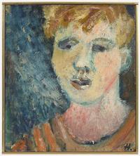 Grace Hartigan (American, 1922-2008) - Portrait of Jeff