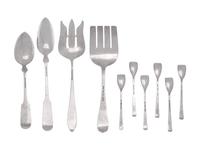 A Large Collection of Porter Blanchard Flatware Articles