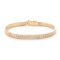 YELLOW GOLD AND DIAMOND SET