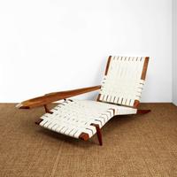 George Nakashima "Long" Chair with Arm, New Hope, Pennsylvania, 1979