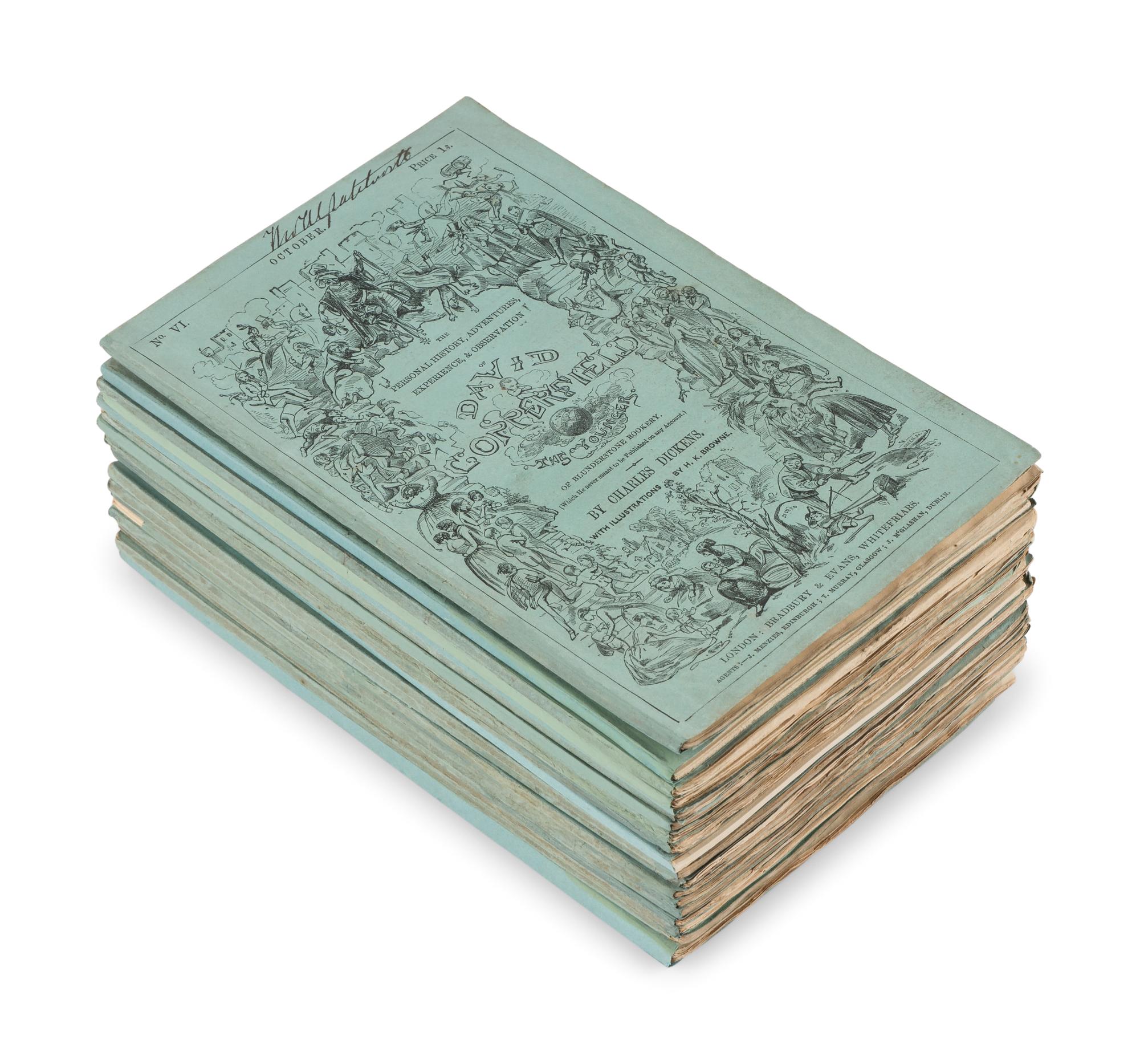 DICKENS, Charles (1812-1870). The Personal History... of David Copperfield . London: Bradbury and Evans, May 1849 - November 1850.