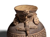 A Chancay Bichrome Vessel