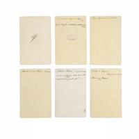 [Native Americana]. A group of 6 photos of Sioux and Cheyenne from Buffalo Bill's Wild West by Sims and Anderson.