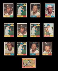 A Group of Over 575 Assorted 1961 Topps Baseball Cards Including Willie Mays, Multiple Hall of Famers and Rookies,