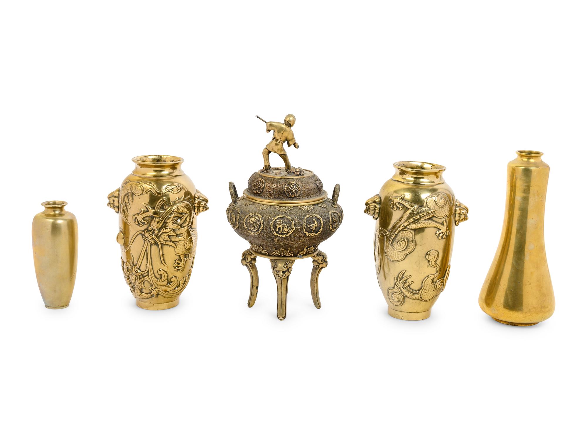 10 Japanese Copper Vessels