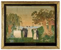 Mourning picture for Captain Thomas Smalley hannah k. smalley, provincetown, ma, circa 1831