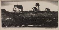 A group of four prints ( Along the Delaware, New Hope, Pennsylvania, 1949; Cat Boat, Ogunquit, Maine , 1951; Demonstration print printed at Albright Gallery, Buffalo NY, (Rockport Massachussetts), 1939; Title not known)
